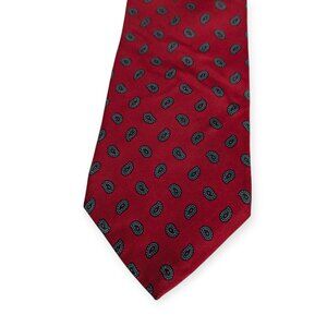 Bert Purlitzer Collection Edition Red & Blue Men's Silk Tie